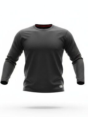 MEC T3 Merino Base Layer Long Sleeve Top Black XXL